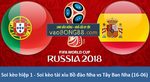 Soi kèo hiệp 1 - Soi kèo tài xỉu Bồ đào Nha vs Tây Ban Nha