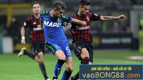 Tỷ lệ cược Sassuolo vs AC Milan