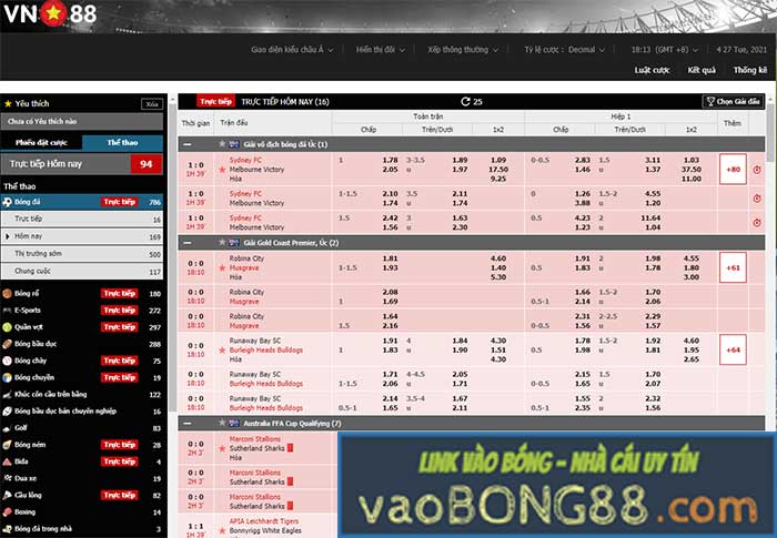 sàn cá cược e- thể thao tại nhà cái Vn88