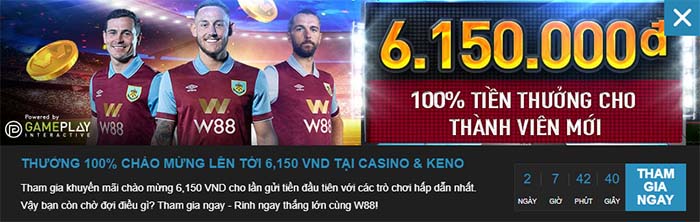 Cách nhận khuyến mãi nạp đầu tại W88 Cách nhận khuyến mãi nạp đầu tại W88